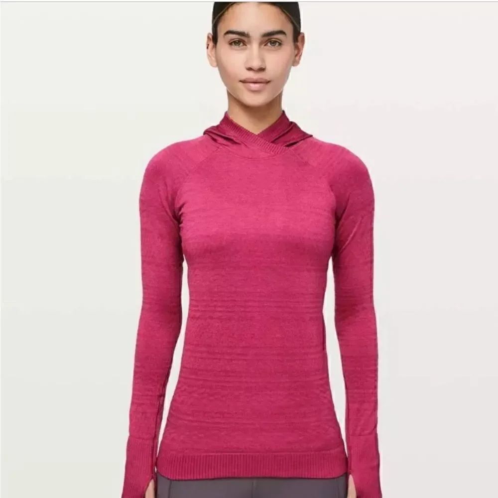 Lululemon Restless Lightweight Pullover Hoodie Stretchy Pink